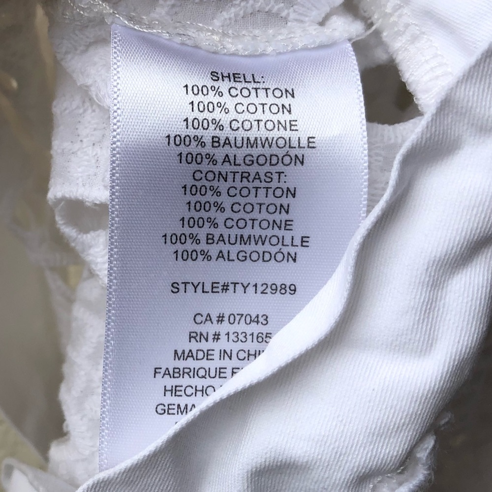 Eri + Ali Rodin Eyelet White Blouse - XS - Picture 14 of 15